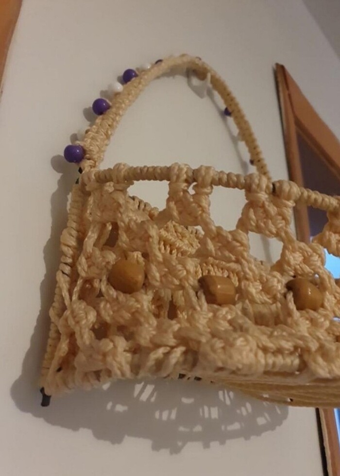 Makrome Çiçeklik Aksesuar - Görsel 4