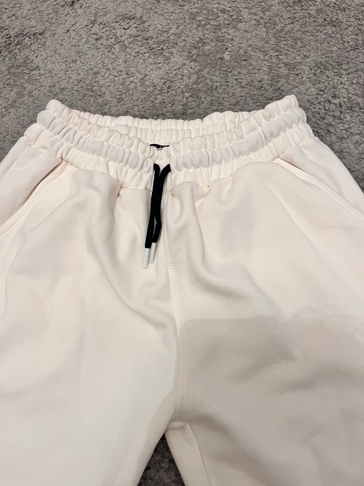 Kadın Beyaz Rahat Kesim Sweatpant - Görsel 3