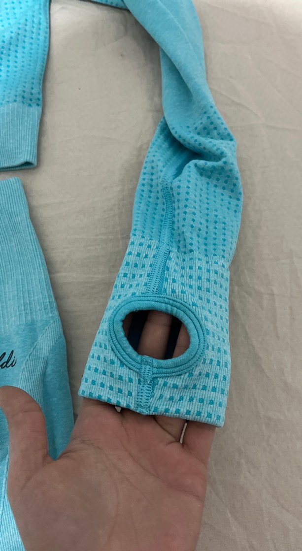 Turkuaz Kadın Spor Triko Üst - Görsel 2