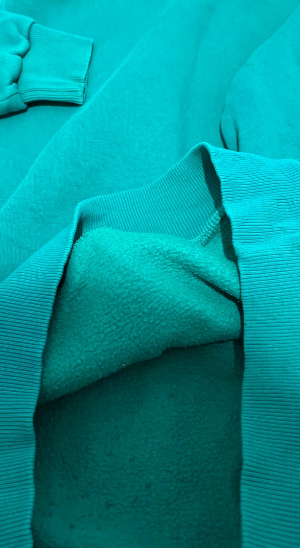 Yeşil Kapüşonlu Kadın Sweatshirt - Görsel 2