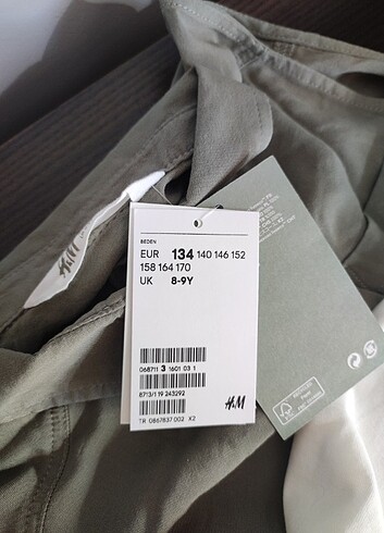 8 Yaş Beden H&M Gömlek Eşofman Takımı