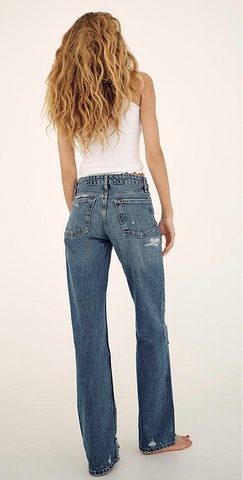 38 Beden mavi Renk ZARA JEAN