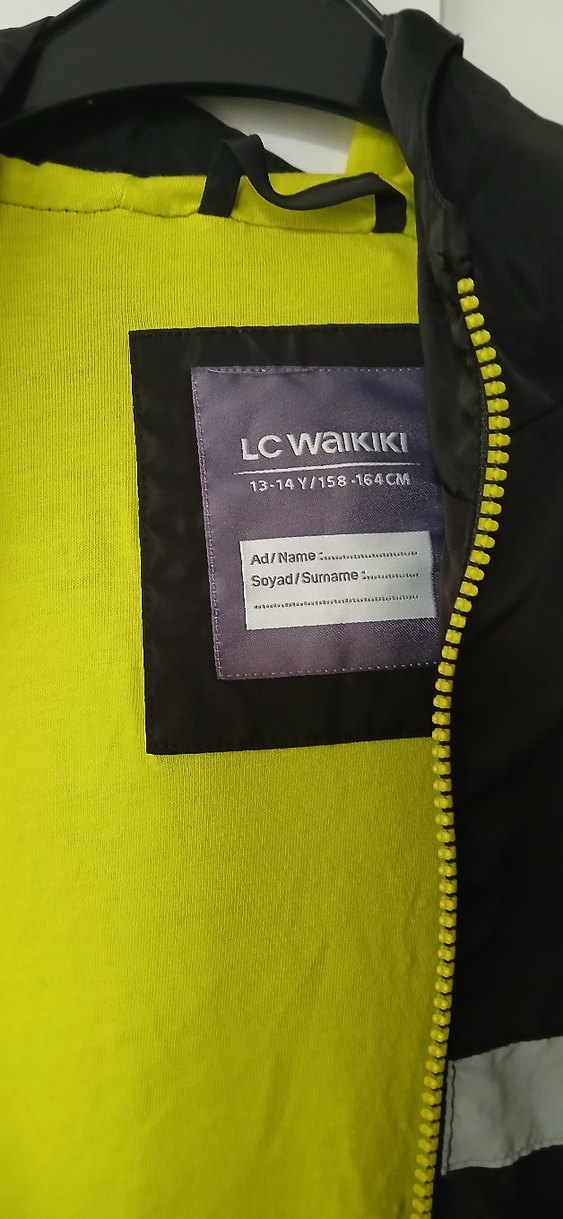 Erkek siyah Fermuarlı Sokak Stili Yağmurluk - Görsel 3