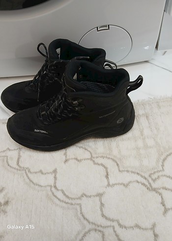 Siyah Erkek Outdoor Ayakkabı Velcro - Görsel 2