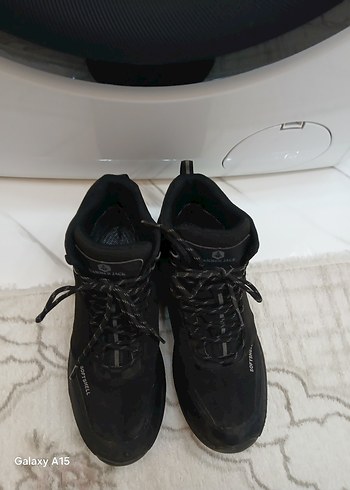 Siyah Erkek Outdoor Ayakkabı Velcro - Görsel 3