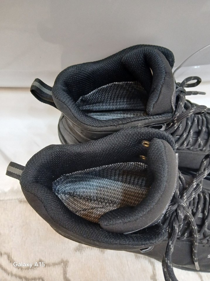 Siyah Erkek Outdoor Ayakkabı Velcro - Görsel 4