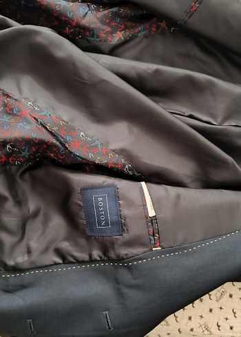 50 Beden Erkek Siyah Düğmeli Klasik Kesim Takım Ceket