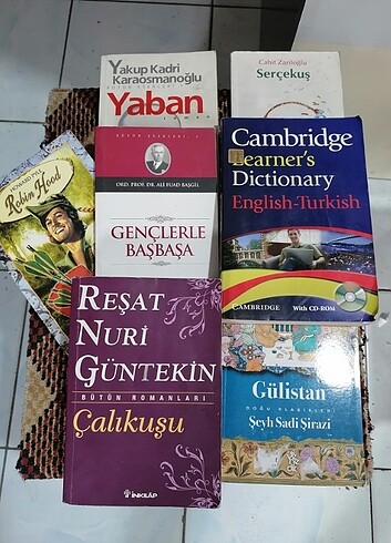 7 kitap, özel ilan