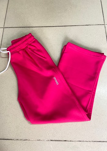 Pembe Rahat Kesim Çocuk Eşofman Altı - Görsel 3