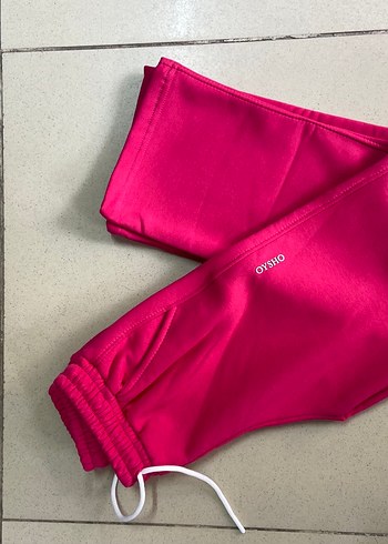 Pembe Rahat Kesim Çocuk Eşofman Altı - Görsel 4