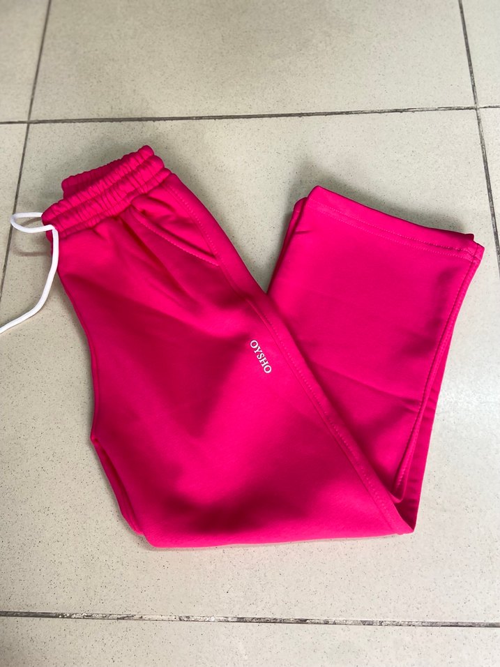 Pembe Rahat Kesim Çocuk Eşofman Altı - Görsel 3