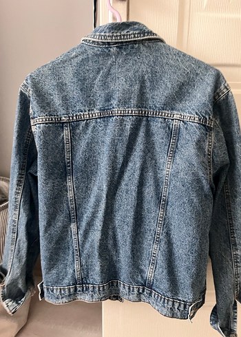 Denim&Co Düğmeli Mavi Kadın Denim Ceket
