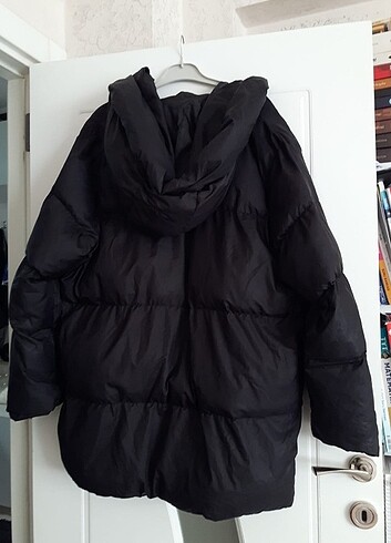 l Beden siyah Renk oversize mont 