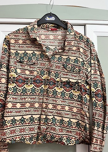 LC Waikiki Bohem Çok Renkli Uzun Kollu Gömlek