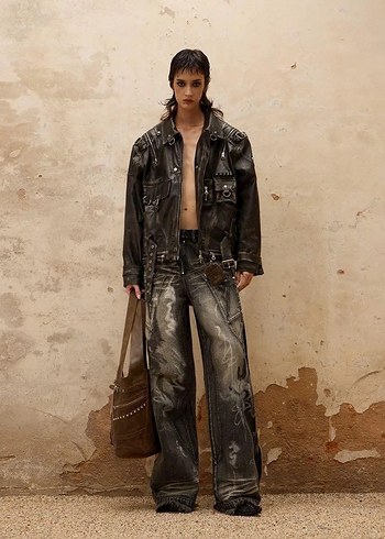 Siyah Deri ceket personsoul - Görsel 4