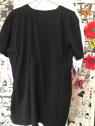 xl Beden siyah Renk Hiç giyilmemiş baskılı siyah tişört