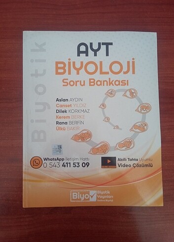 Ayt biyoloji soru Bankası biyotik
