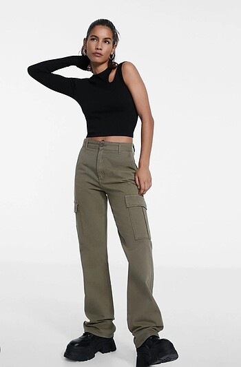 stradivarius kargo pantolon