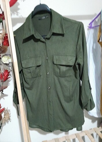 On fashion gömlek yesil - Görsel 3