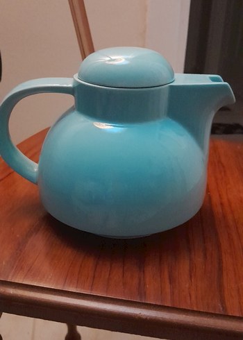 Pastel Turkuaz Renkli Çaydanlık - Görsel 2