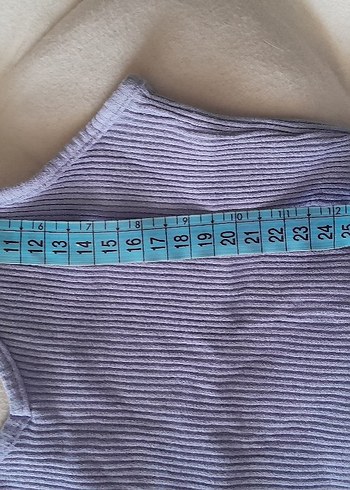 Bershka V Yaka Mavi Kadın Atlet