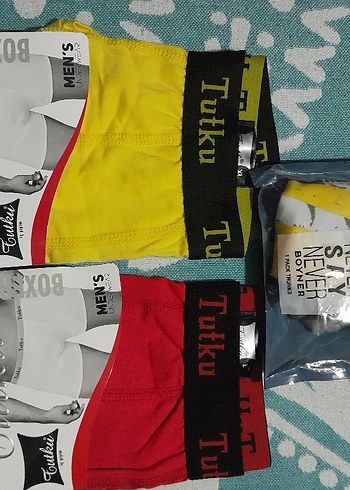 Tutku pamuklu Renkli Erkek Boxer Seti Tutku .3lü fiyattir.