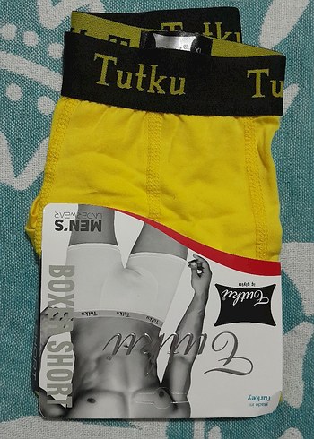 l/xl Beden Tutku pamuklu Renkli Erkek Boxer Seti Tutku .3lü fiyattir.