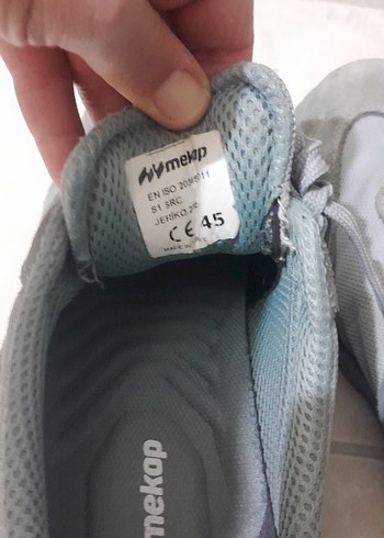 Gri Erkek Spor Ayakkabısı Velcro Bantlı İŞ AYAKKABISIDIR. - Görsel 6