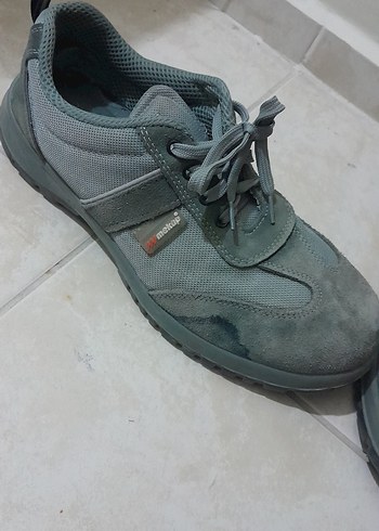 Gri Erkek Spor Ayakkabısı Velcro Bantlı İŞ AYAKKABISIDIR. - Görsel 9