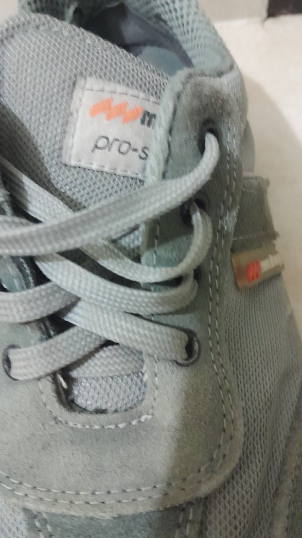 Gri Erkek Spor Ayakkabısı Velcro Bantlı İŞ AYAKKABISIDIR. - Görsel 5