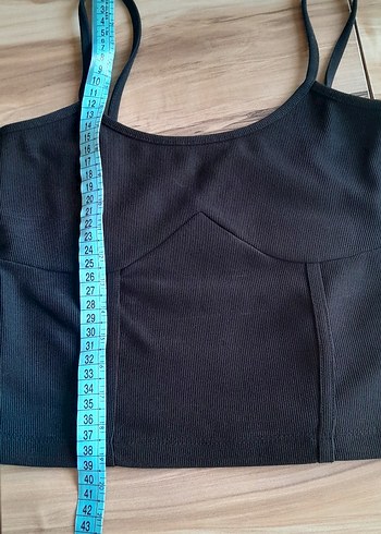 Siyah Kadın İnce Askılı Fit Atlet - Görsel 5