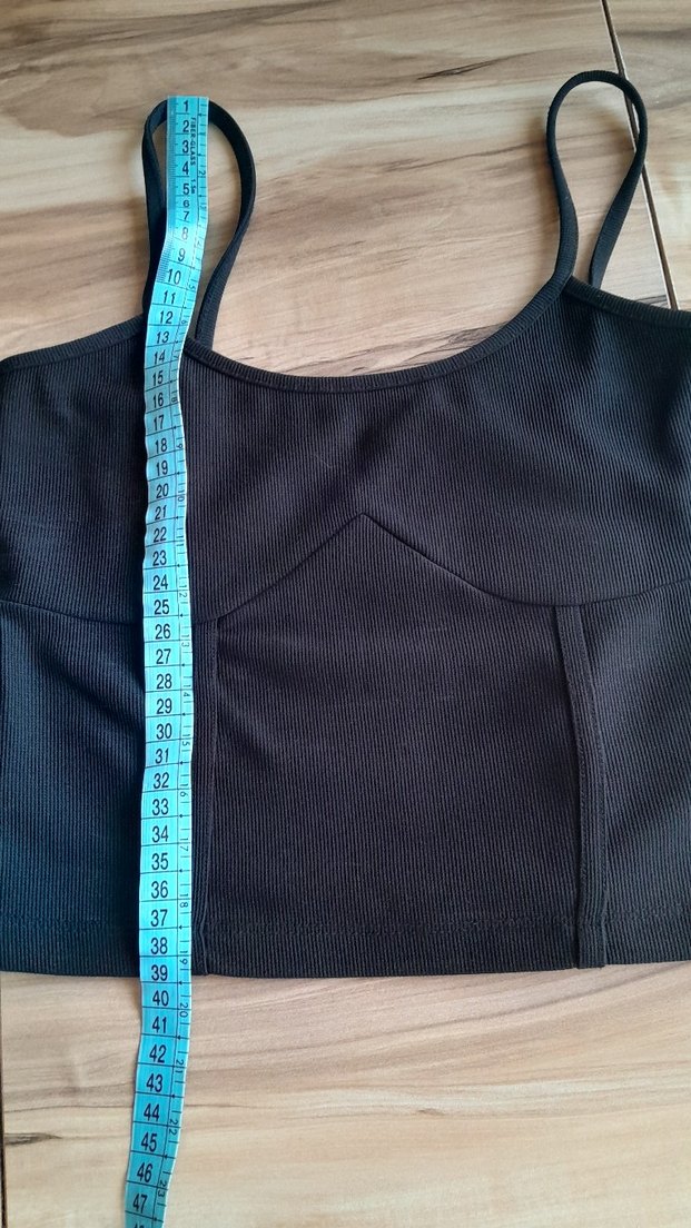 Siyah Kadın İnce Askılı Fit Atlet - Görsel 5