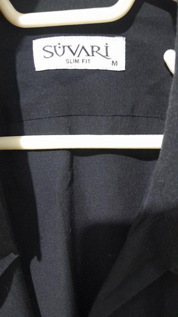 siyah uzun kol erkek gömlek. - Görsel 3