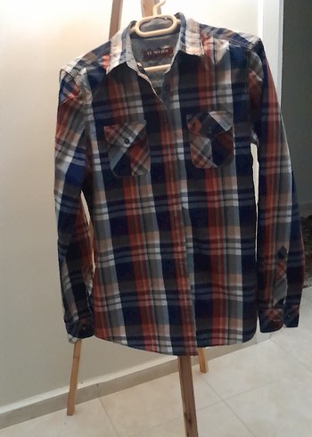 Polo Kadın Çok Renkli Kareli Uzun Kollu Gömlek. - Görsel 8