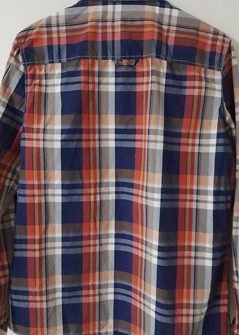 Polo Kadın Çok Renkli Kareli Uzun Kollu Gömlek. - Görsel 10