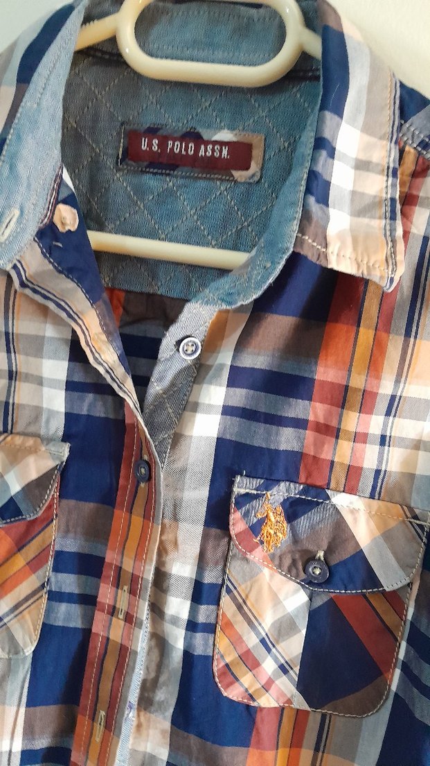 Polo Kadın Çok Renkli Kareli Uzun Kollu Gömlek. - Görsel 2