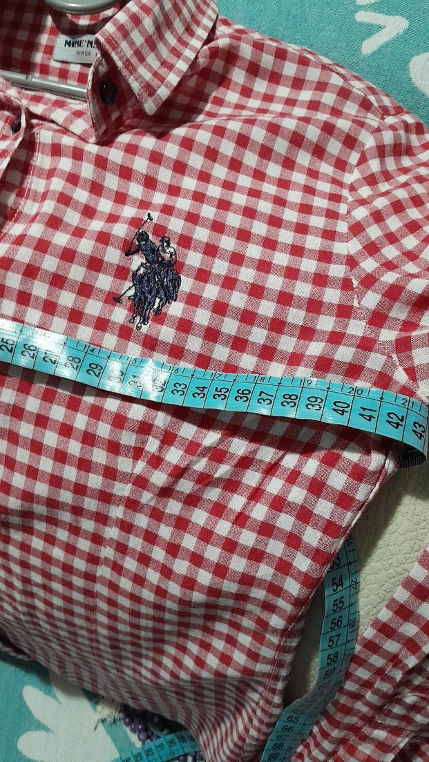 Polo Kadın Çok Renkli Kareli Uzun Kollu Gömlek. - Görsel 4