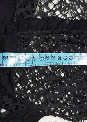 Kız Çocuk Siyah Dantel Bolero - Görsel 6