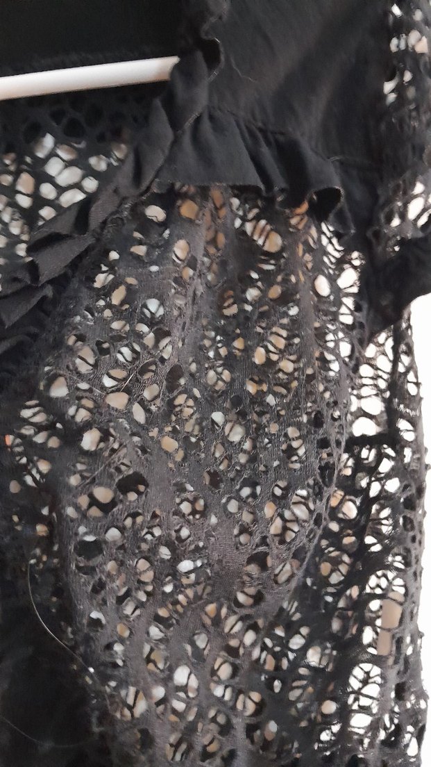 Kız Çocuk Siyah Dantel Bolero - Görsel 5