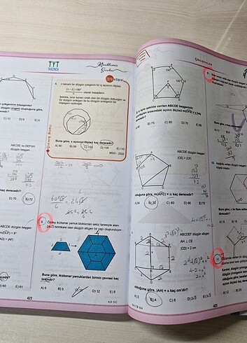  345 yayınları tyt ayt geometri soru bankası 1.kitap