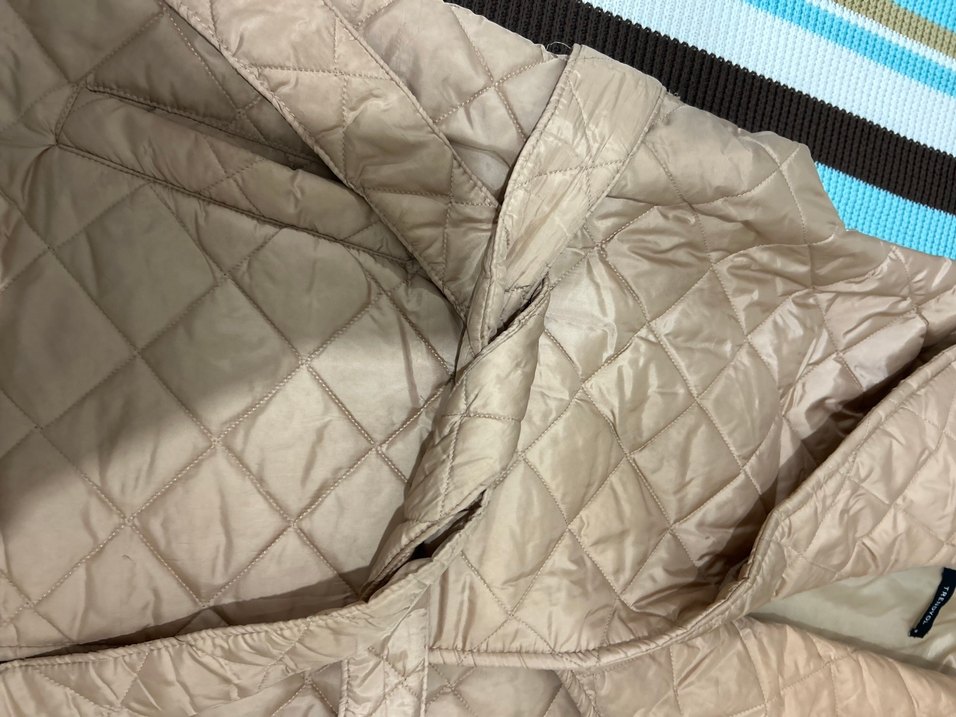 Bej Kadın Kemerli Midi Ceket - Görsel 3