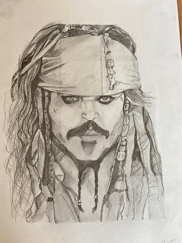 Kaptan jack sparrow hayranları için büyük boyut