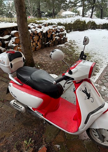 Scooter siyah deri kılıf - Görsel 3