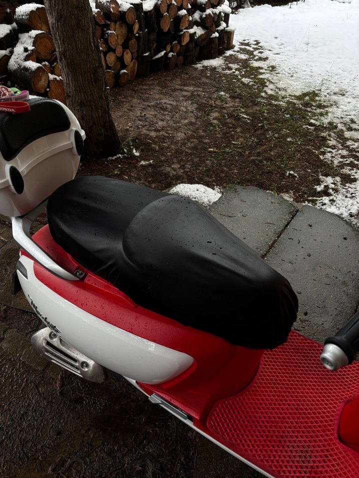 Scooter siyah deri kılıf - Görsel 2