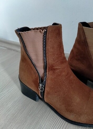 Diğer Taba süet kadın kısa bot