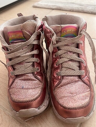 33 Beden pembe Renk Skechers Kız Çocuk Botu