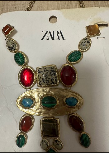 Zara Çok Renkli Boncuklu Uzun Bohem Kolye - Görsel 2