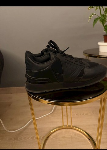 Siyah Erkek Guess  Spor Ayakkabı Velcro Bağcıklı sorunsuz - Görsel 2