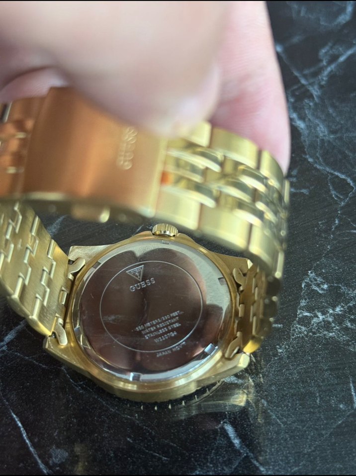 Guess  Klasik Altın Renkli Saat Orjinal bir kaç kez takıldı - Görsel 3