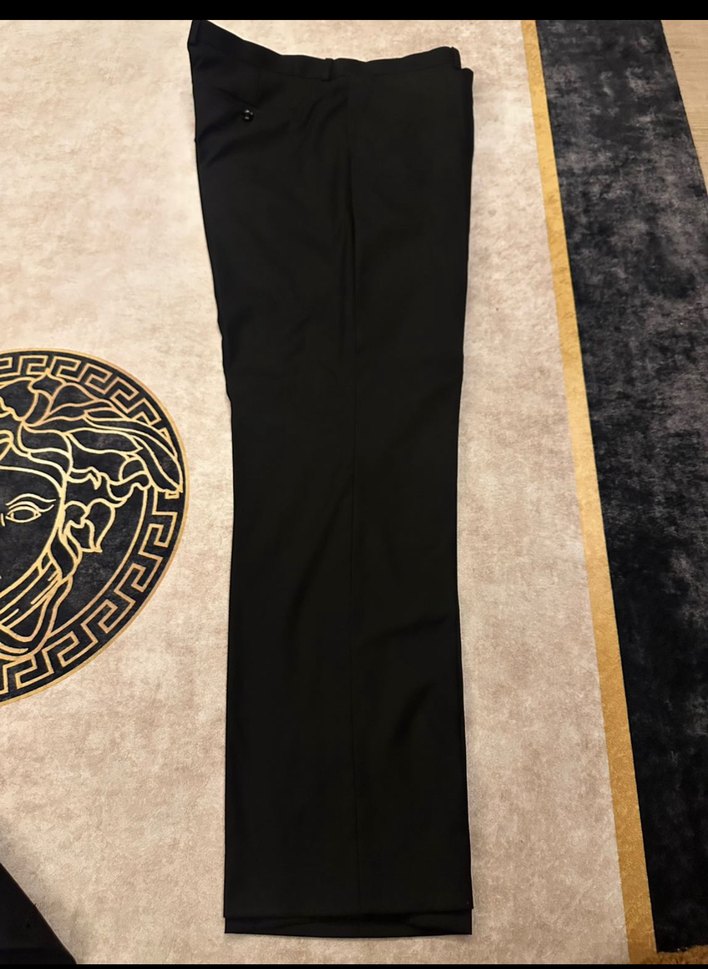 Erkek Siyah Modern Klasik Takım Elbise bir saat giyildi 56 beden - Görsel 2